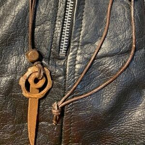 Post apocalyptic style industrial hardware necklace